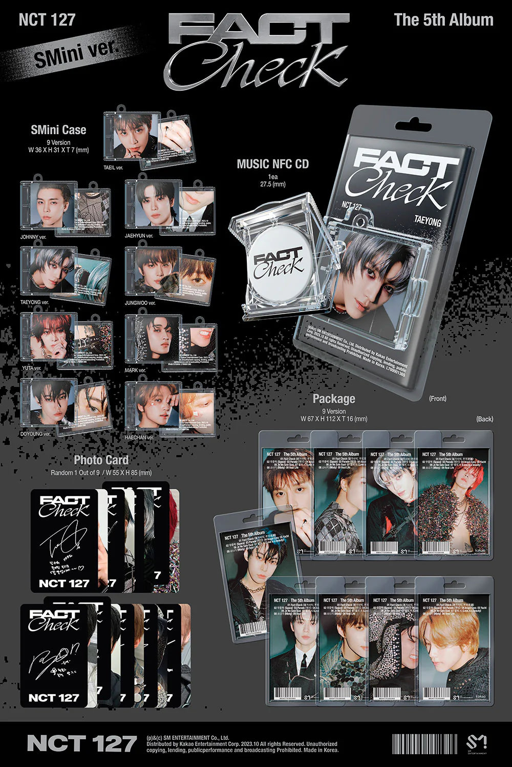 nct 127 - 5th album [fact check] smini ver.