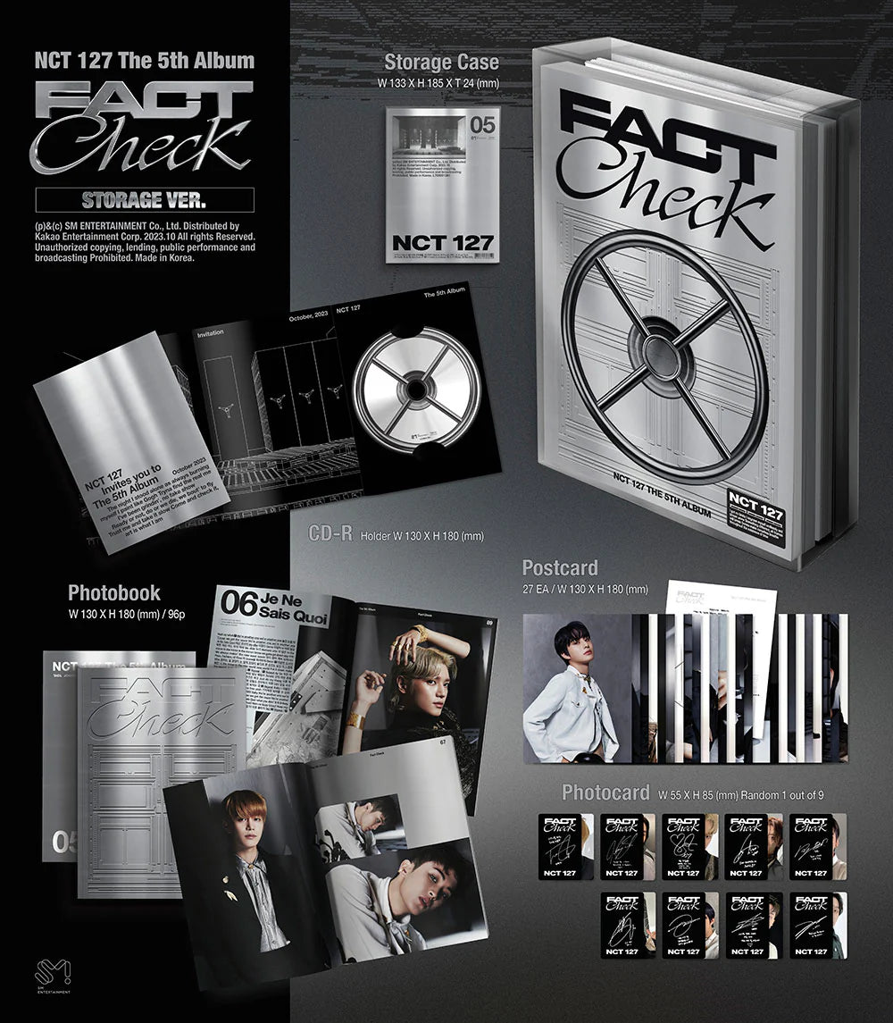 nct 127 - 5th mini album [fact check] storage ver.