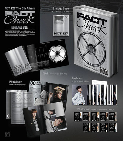 nct 127 - 5th mini album [fact check] storage ver.