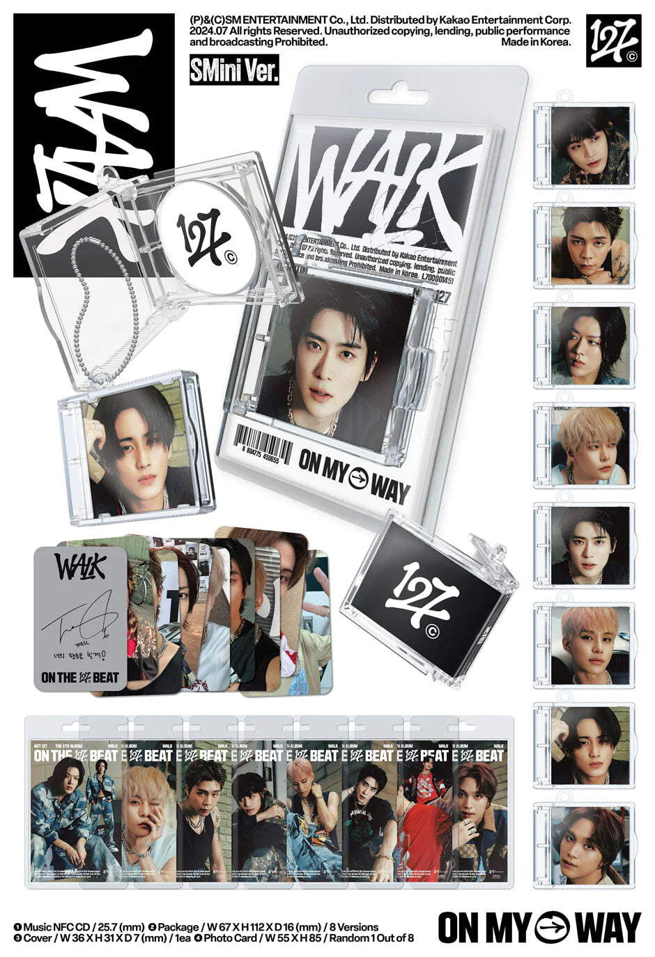 nct 127 - 6th album [walk] smini ver.