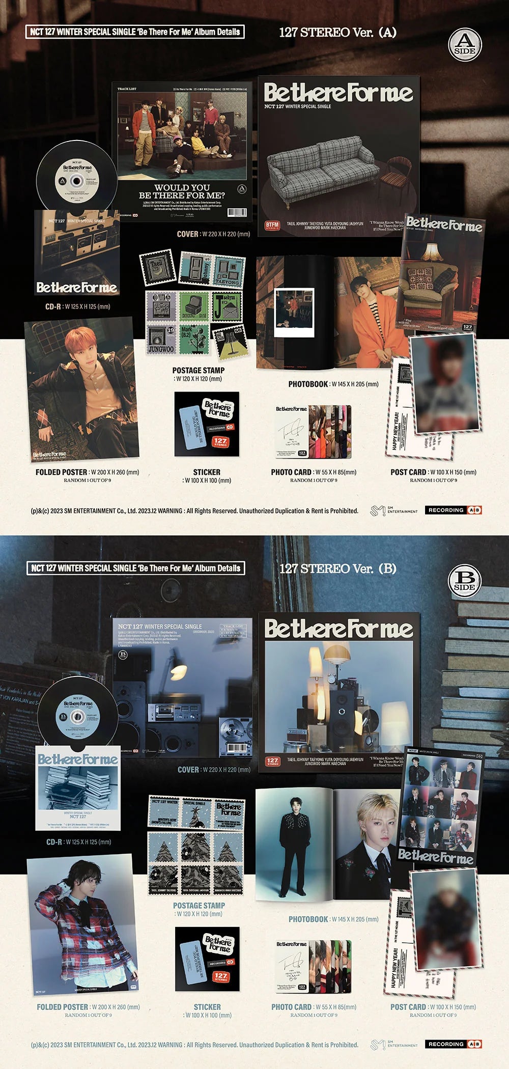 nct 127 - winter special single [be there for me] 127 stereo ver.