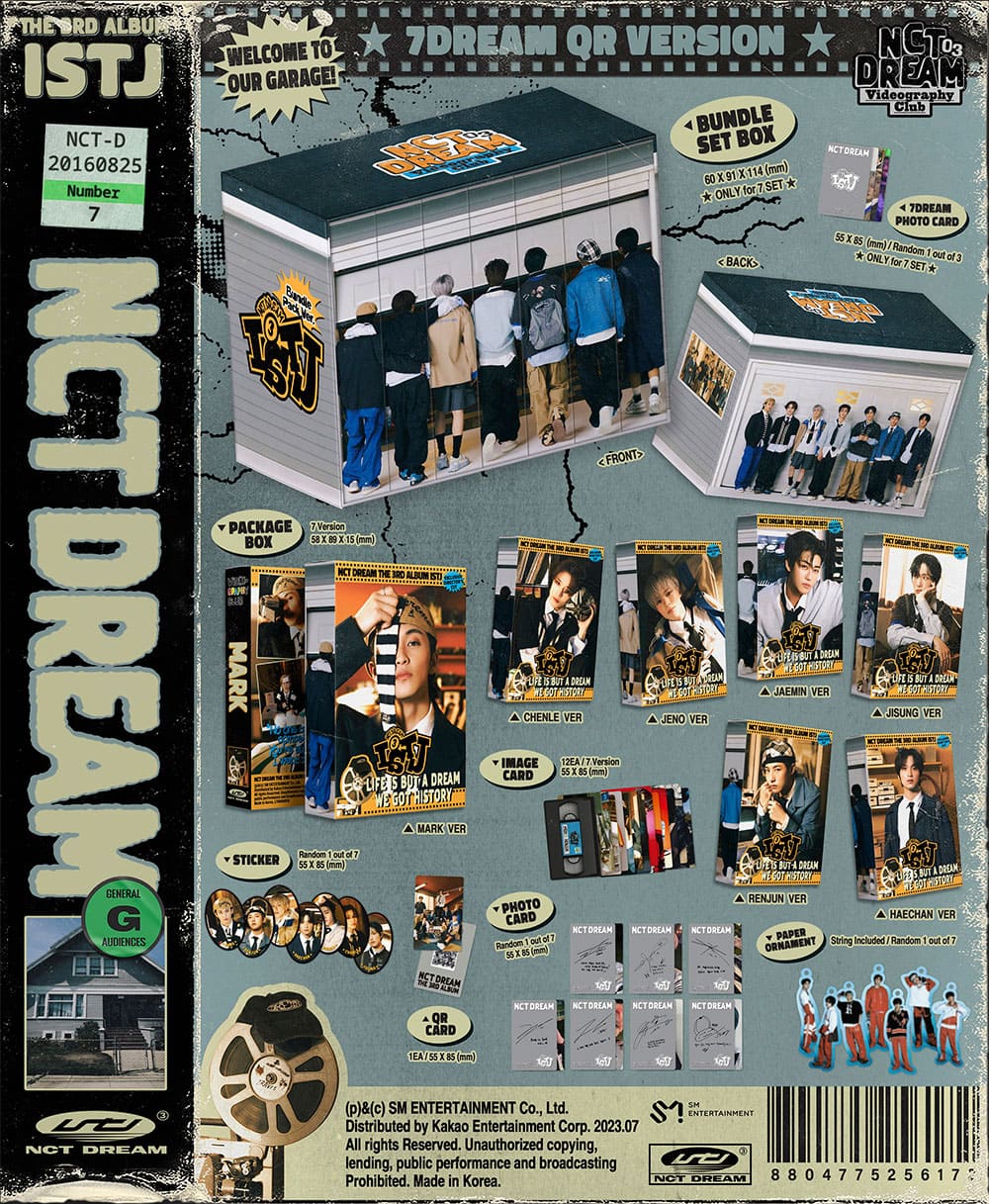 nct dream - 3rd album [istj] 7dream qr ver.