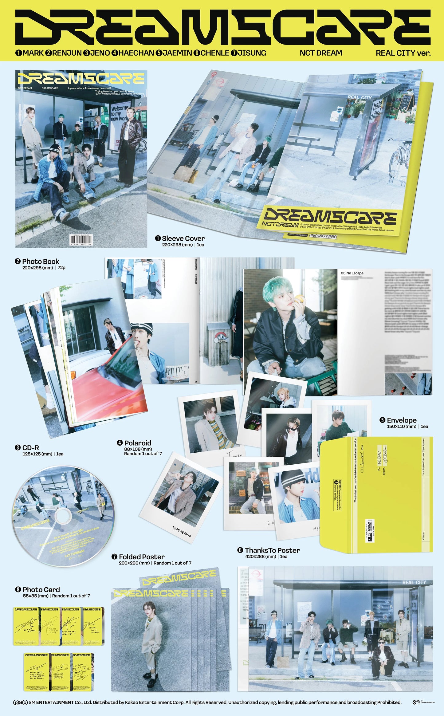 nct dream - 4th album [dreamscape] real city ver.