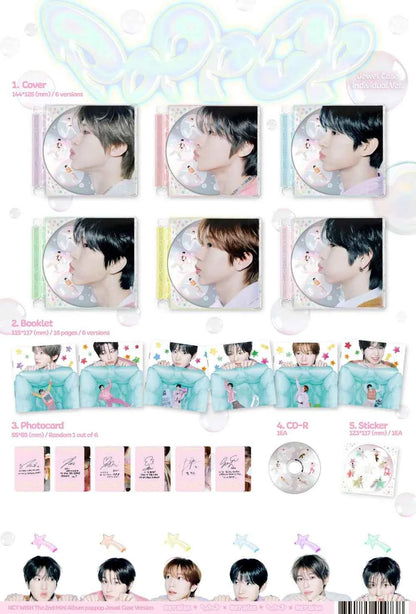 nct wish - 2nd mini album [poppop] jewel case ver.