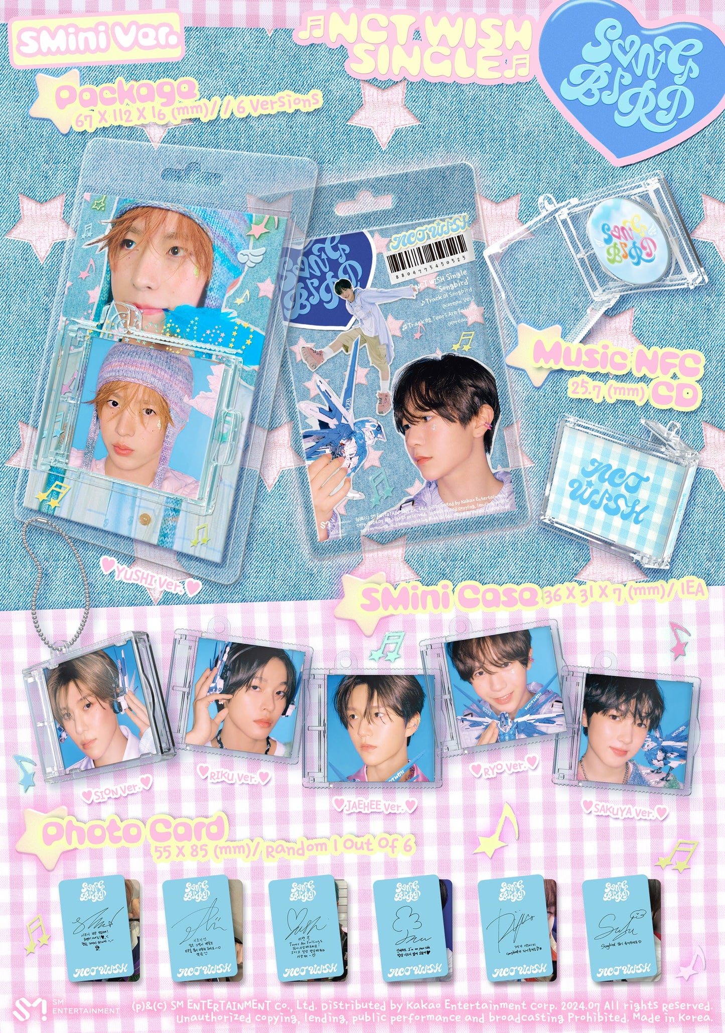 nct wish - single album [songbird] smini ver.