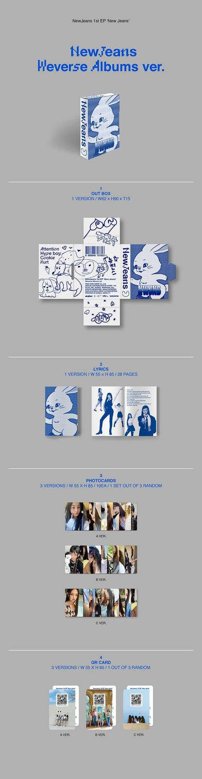 newjeans - 1st ep [new jeans] weverse albums ver.