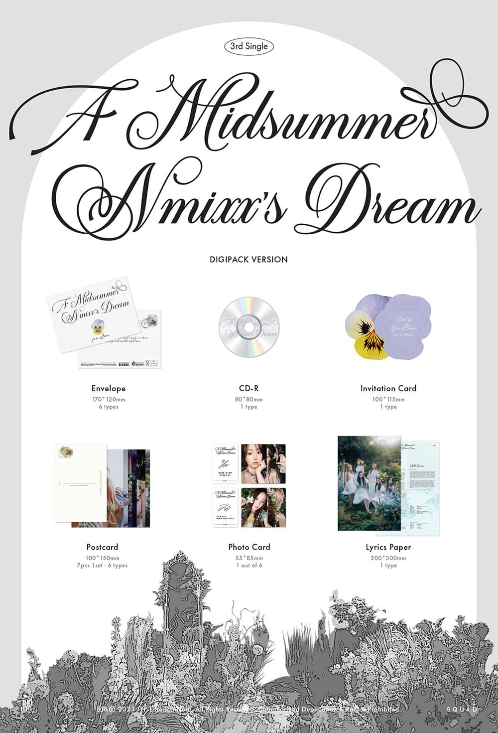 nmixx - 3rd single album [a midsummer nmixx’s dream] digipack ver.