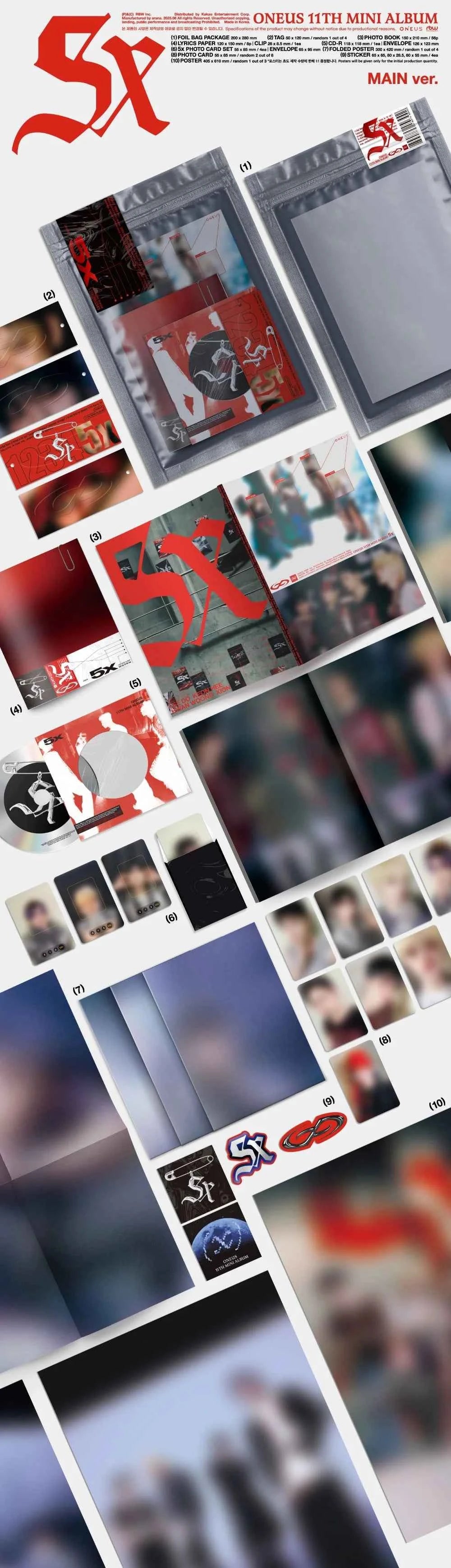 oneus - 11th mini album [5x] main ver.