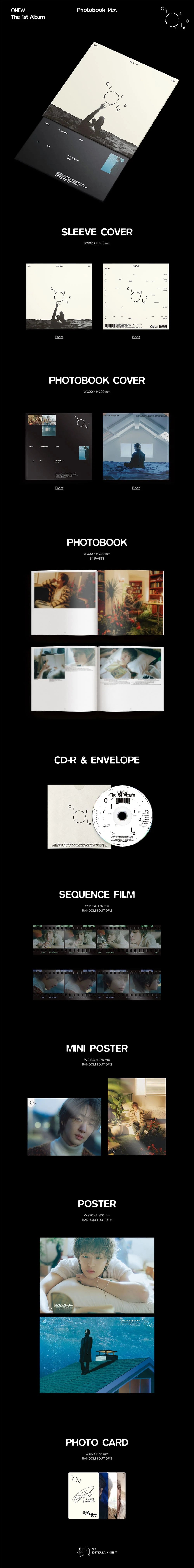 onew - 1st album [circle] photobook ver.