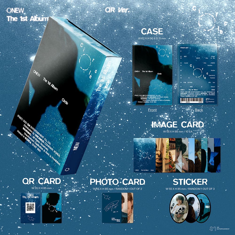 onew - 1st album [circle] qr ver. (smart album)