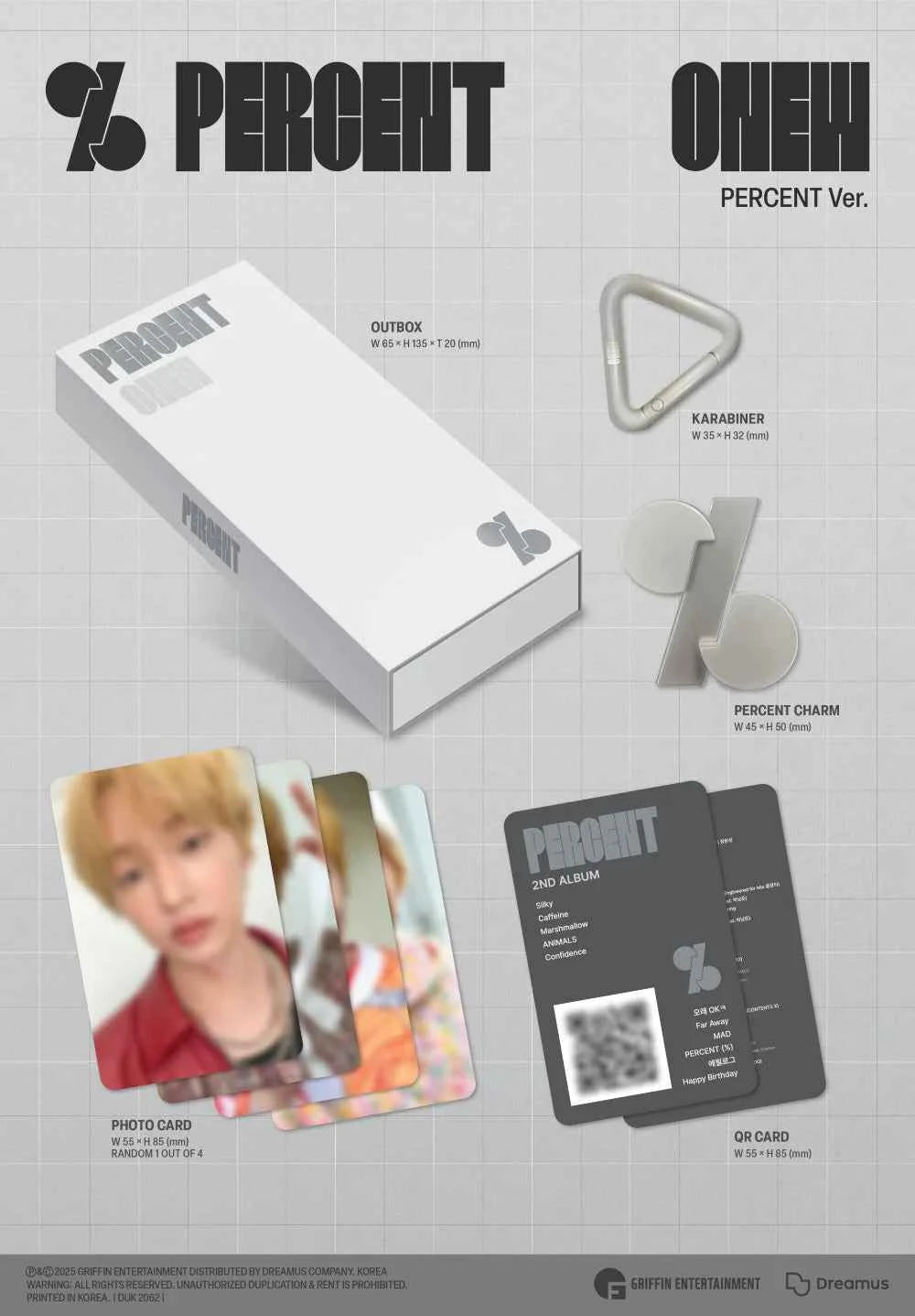 onew - 2nd album [percent] percent ver.