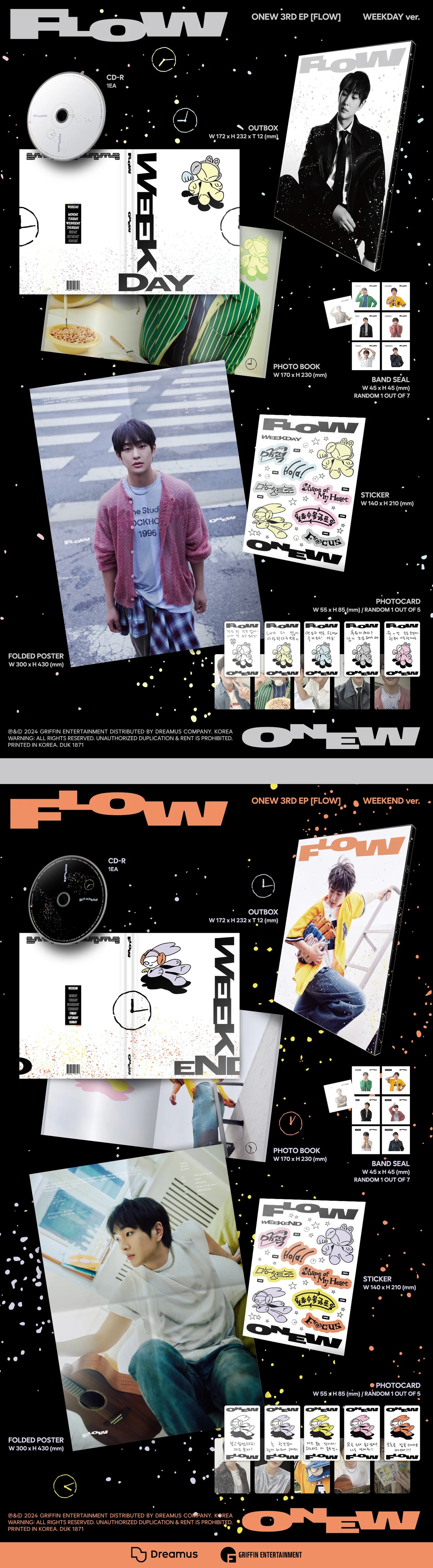onew - 3rd mini album [flow] photobook ver.