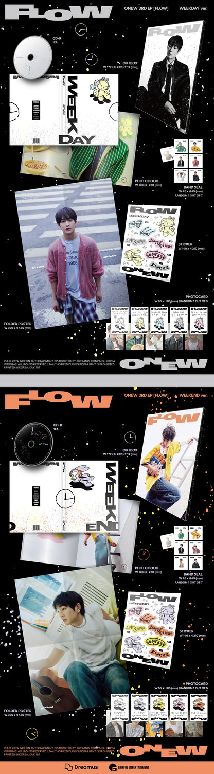 onew - 3rd mini album [flow] photobook ver.