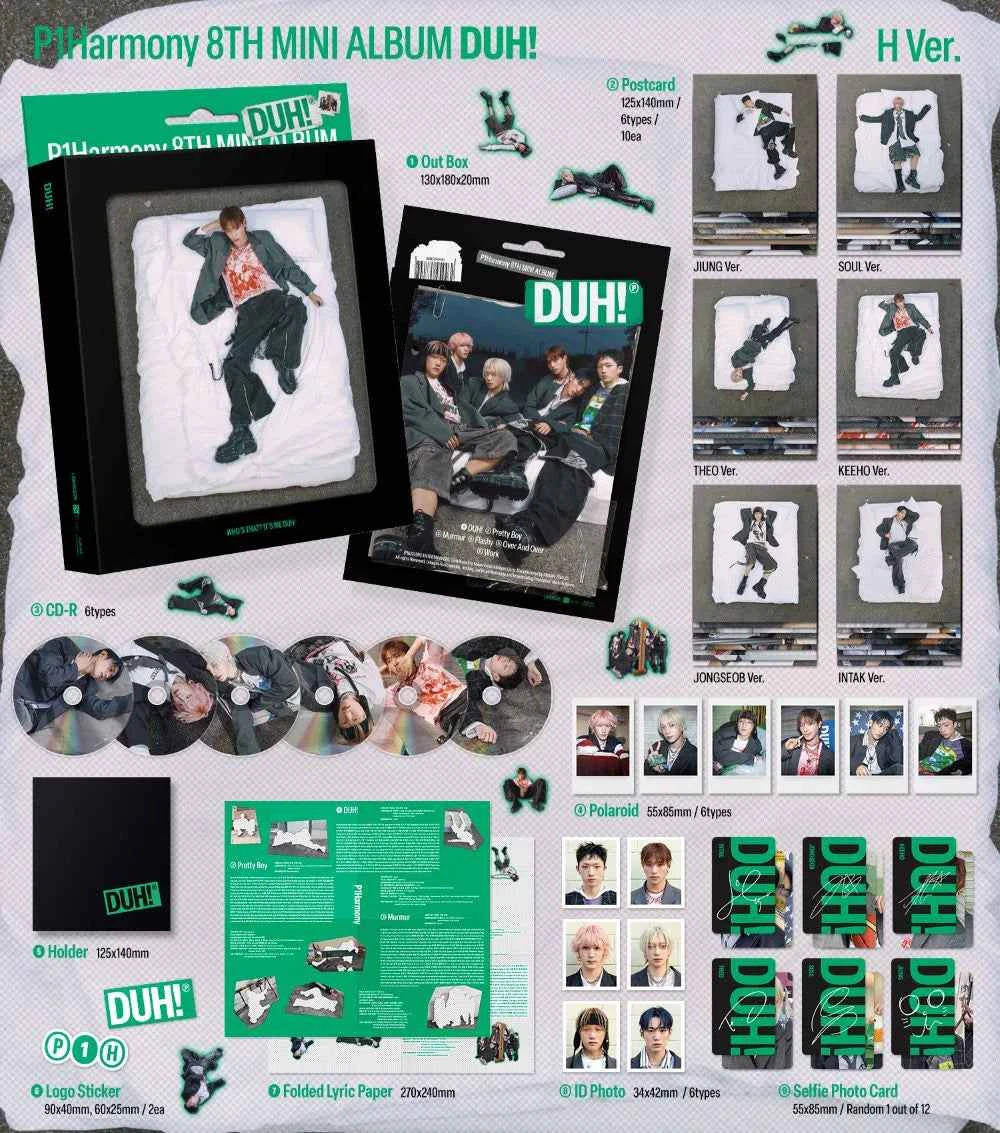 p1harmony - 8th mini album [duh!] h ver.