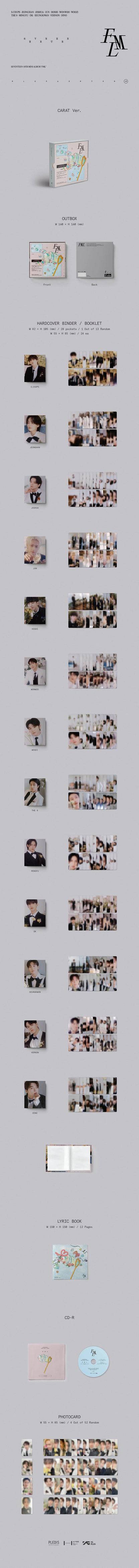 seventeen - 10th mini album [fml] carat ver.