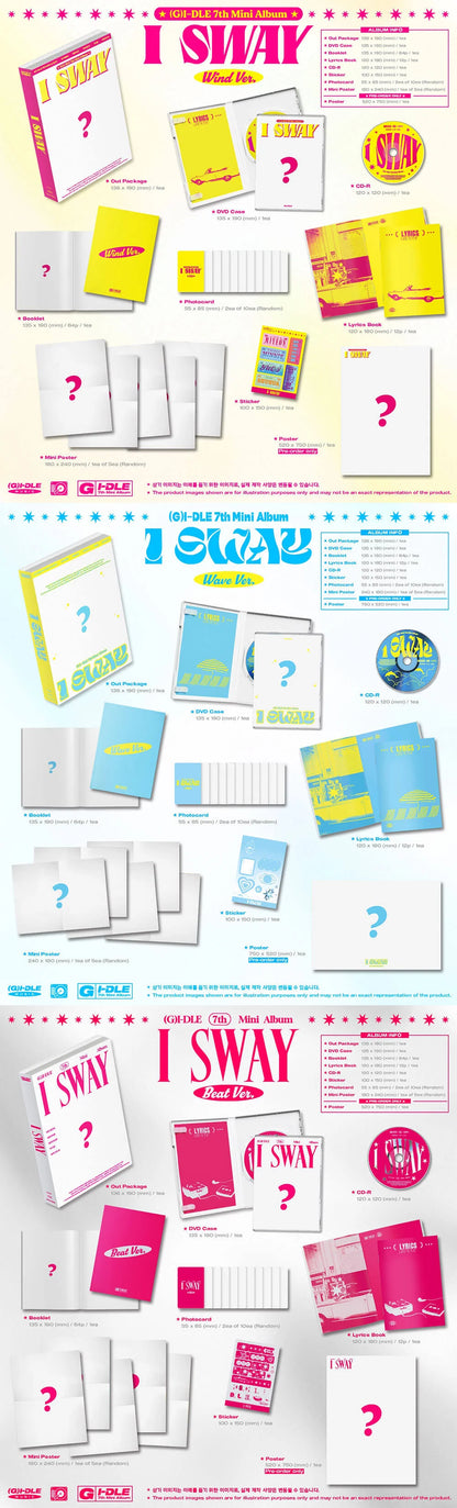 (g)i-dle - 7th mini album [i sway]