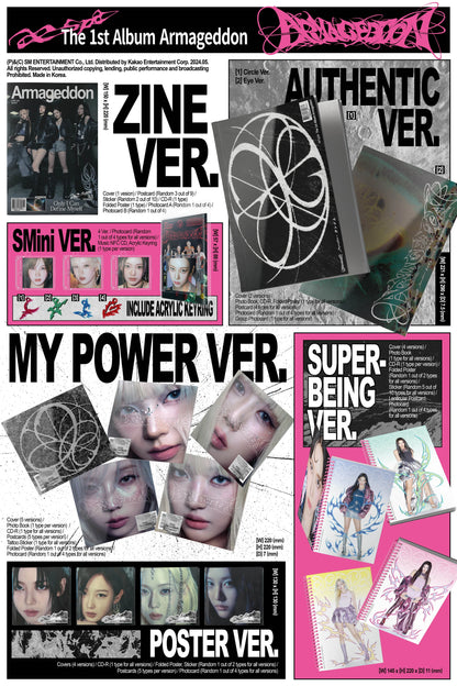 aespa - 1st album [armageddon] poster ver.