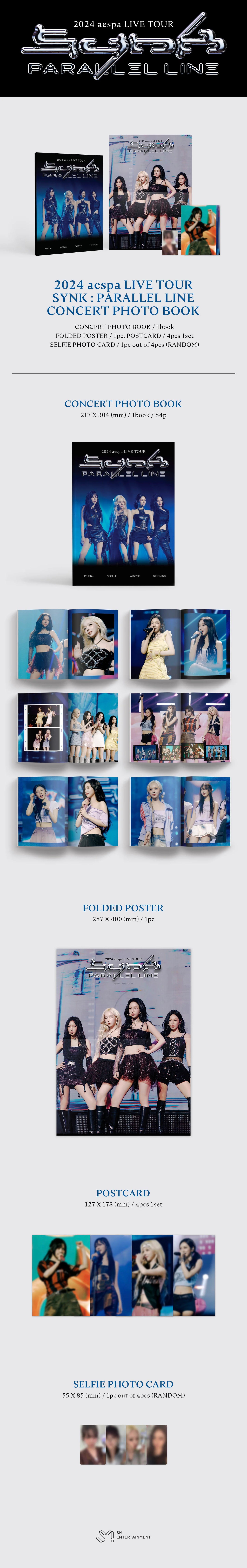 aespa - 2024 aespa live tour [synk : parallel line] concert photobook