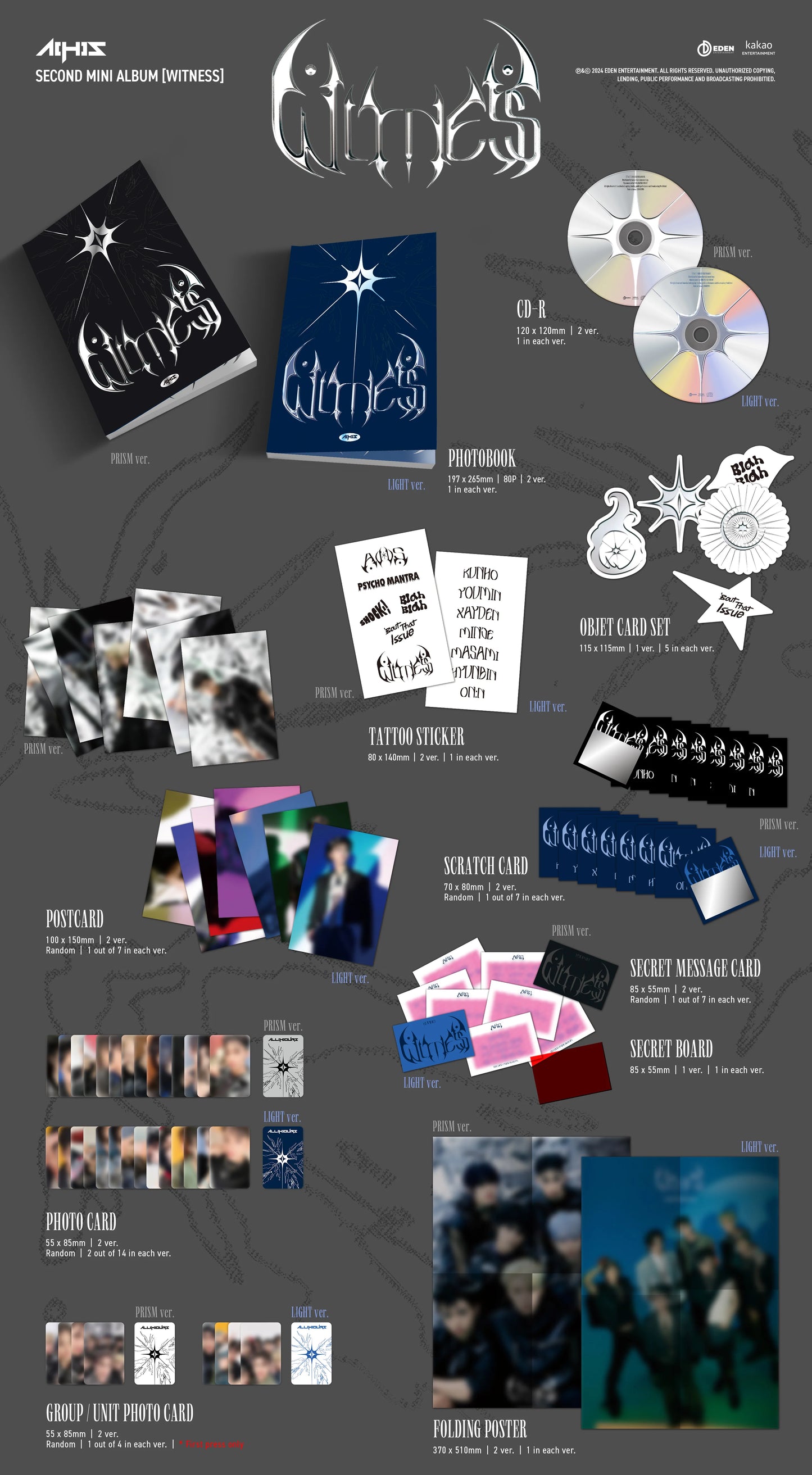 all(h)ours - 2nd mini album [witness]