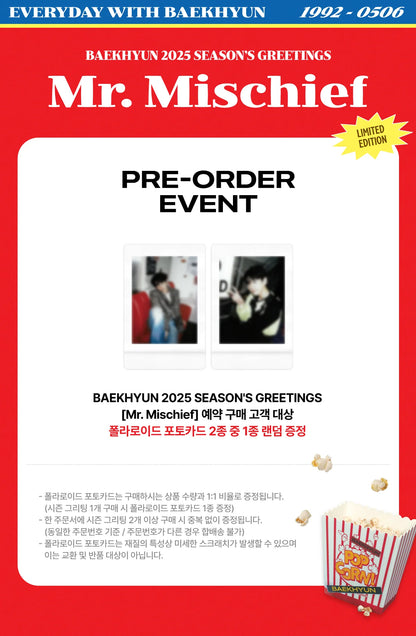 baekhyun - 2025 season's greetings [mr. mischief]