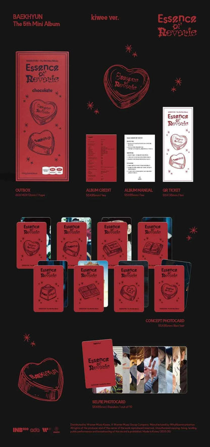 baekhyun - 5th mini album [essence of reverie] kiwee ver. (platform album)