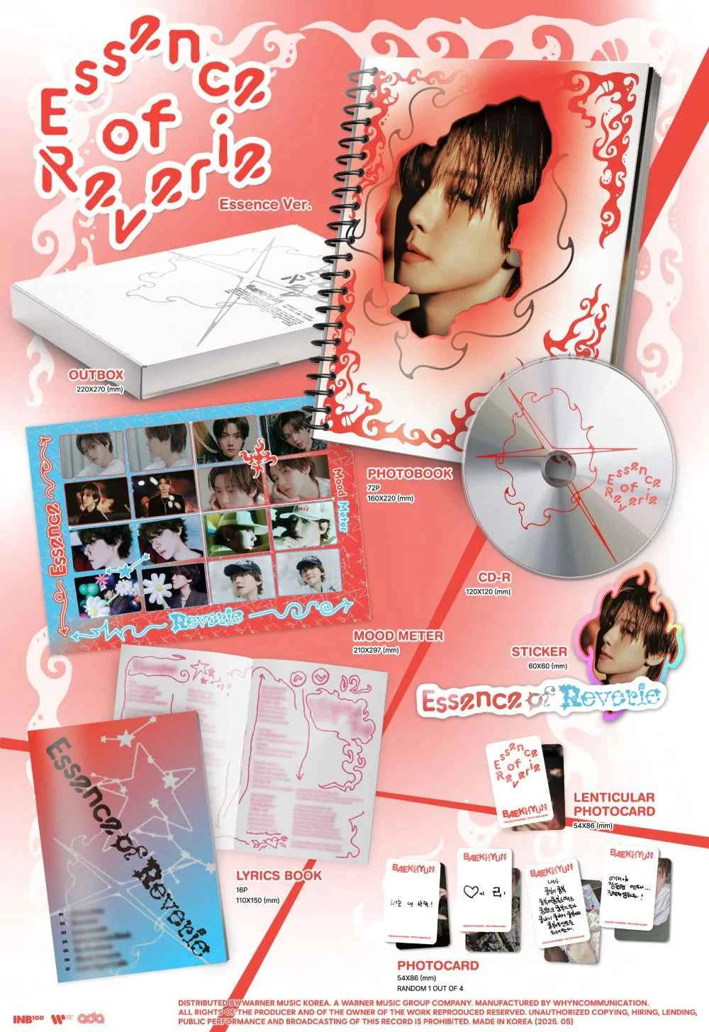 baekhyun - 5th mini album [essence of reverie] photobook ver.