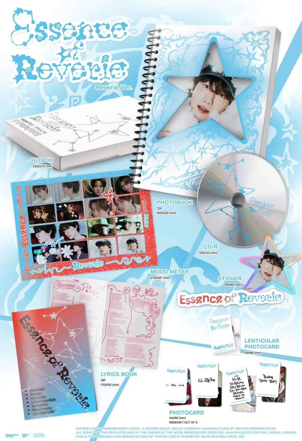 baekhyun - 5th mini album [essence of reverie] photobook ver.