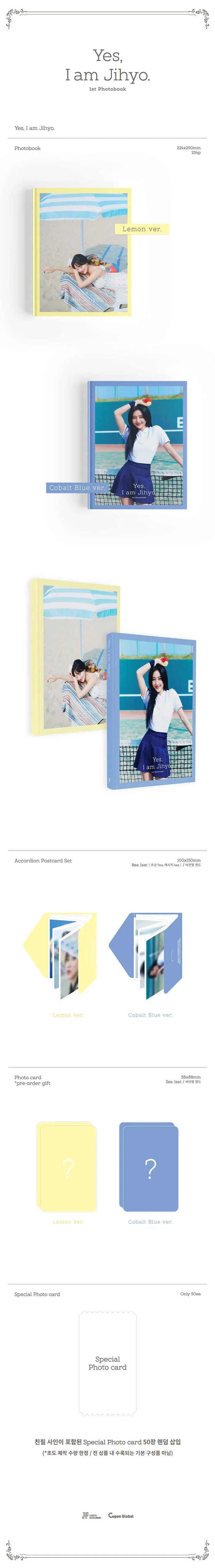 jihyo (twice) - yes, i am jihyo [1st photobook]