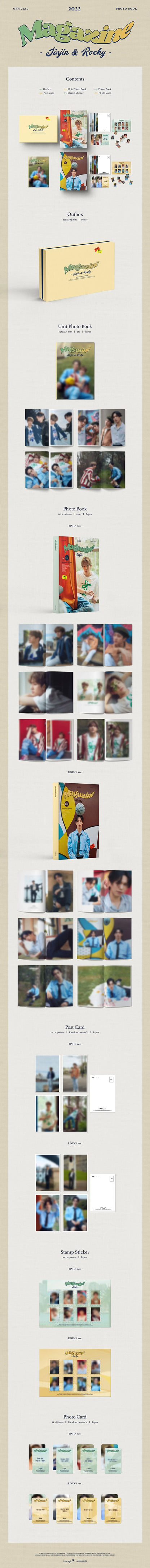 jinjin & rocky - 2022 official photobook [magazine] set