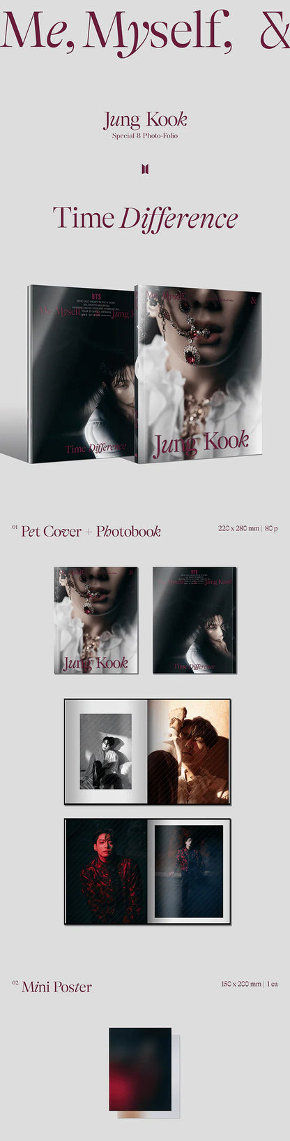 jungkook - special 8 photo-folio me, myself, and jung kook 'time difference'