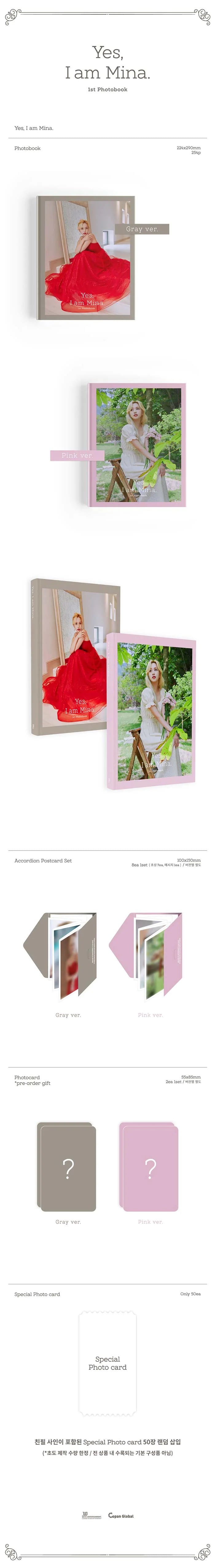 mina (twice) - yes, i am mina. [1st photobook]