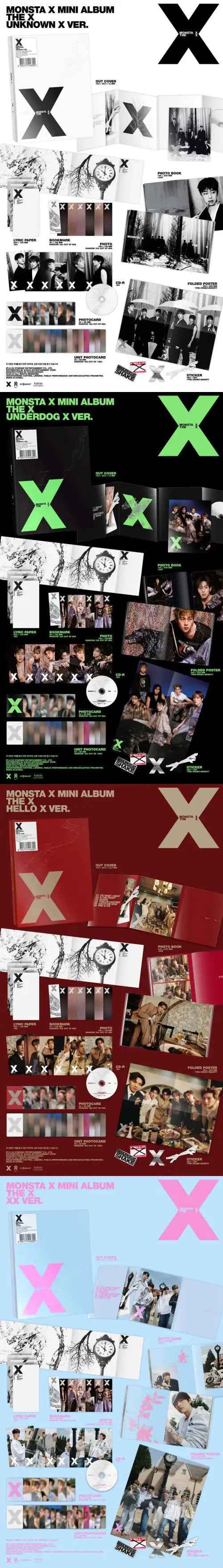 monsta x - 13th mini album [the x] standard ver.