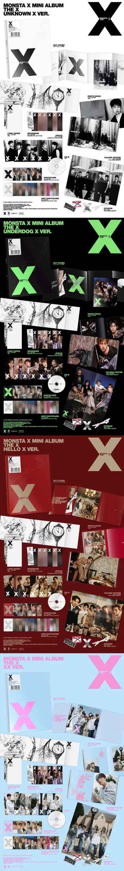 monsta x - 13th mini album [the x] standard ver.