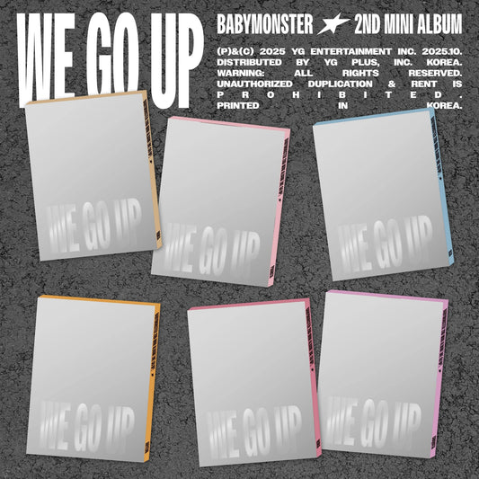 babymonster - 2nd mini album [we go up] pattern ver. members ver.