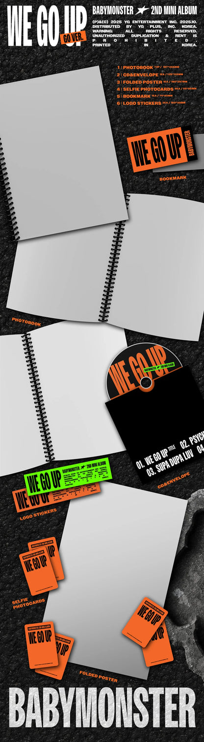 babymonster - 2nd mini album [we go up] go ver.