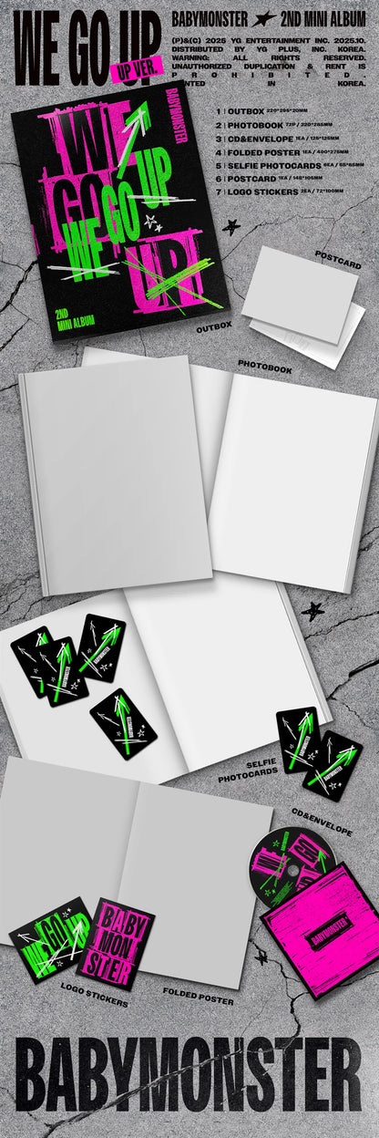 babymonster - 2nd mini album [we go up] up ver.