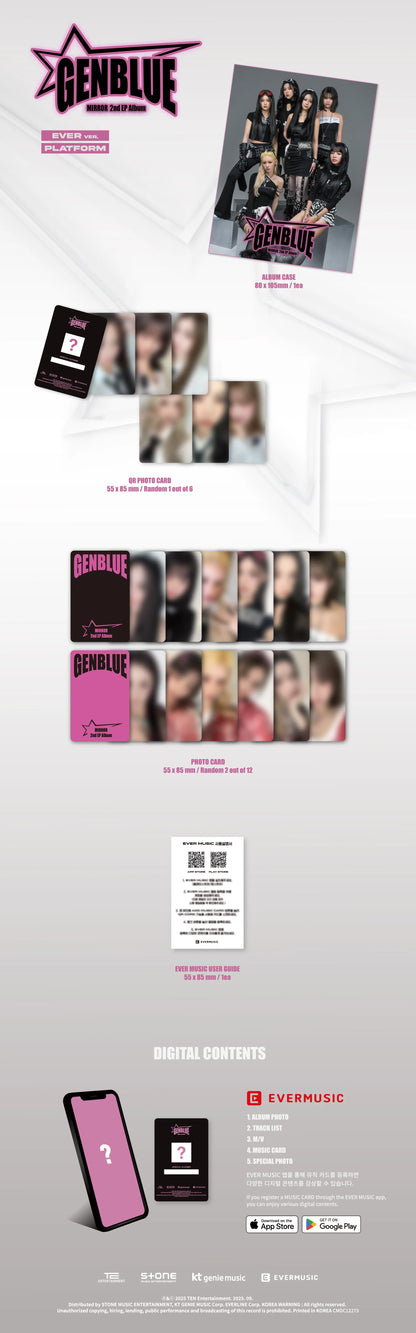 genblue - 2nd mini album [mirror] poca