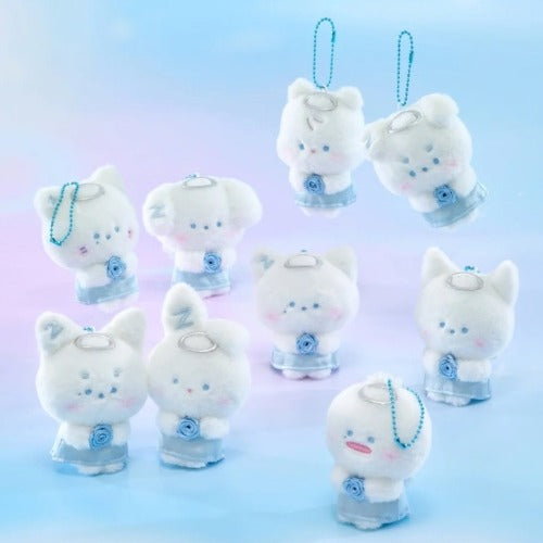 zerobaseone - [zeroni] angel plush keyring