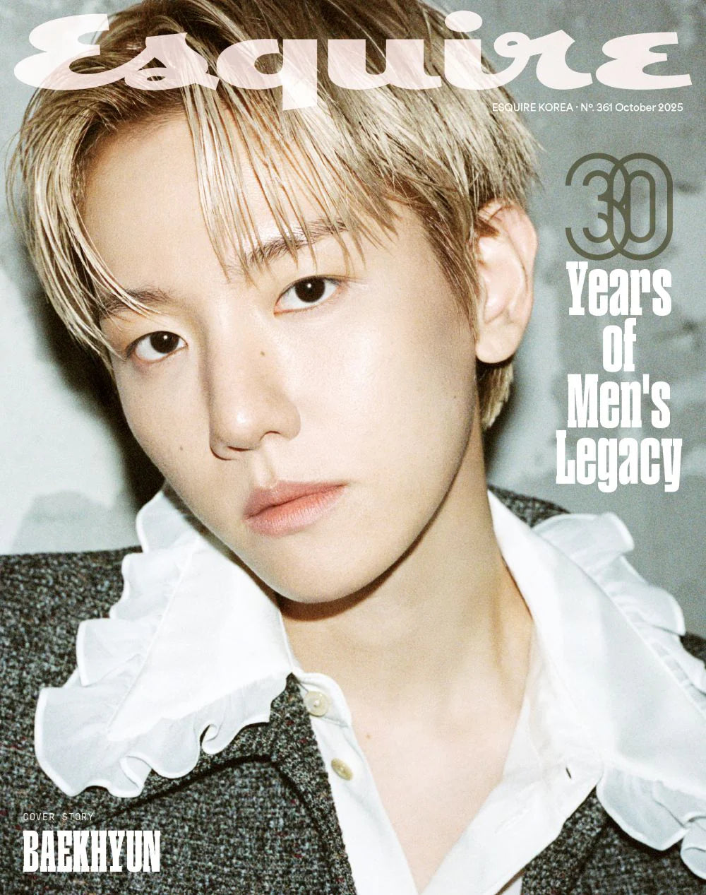 esquire - [2025, october] - cover : exo baekhyun