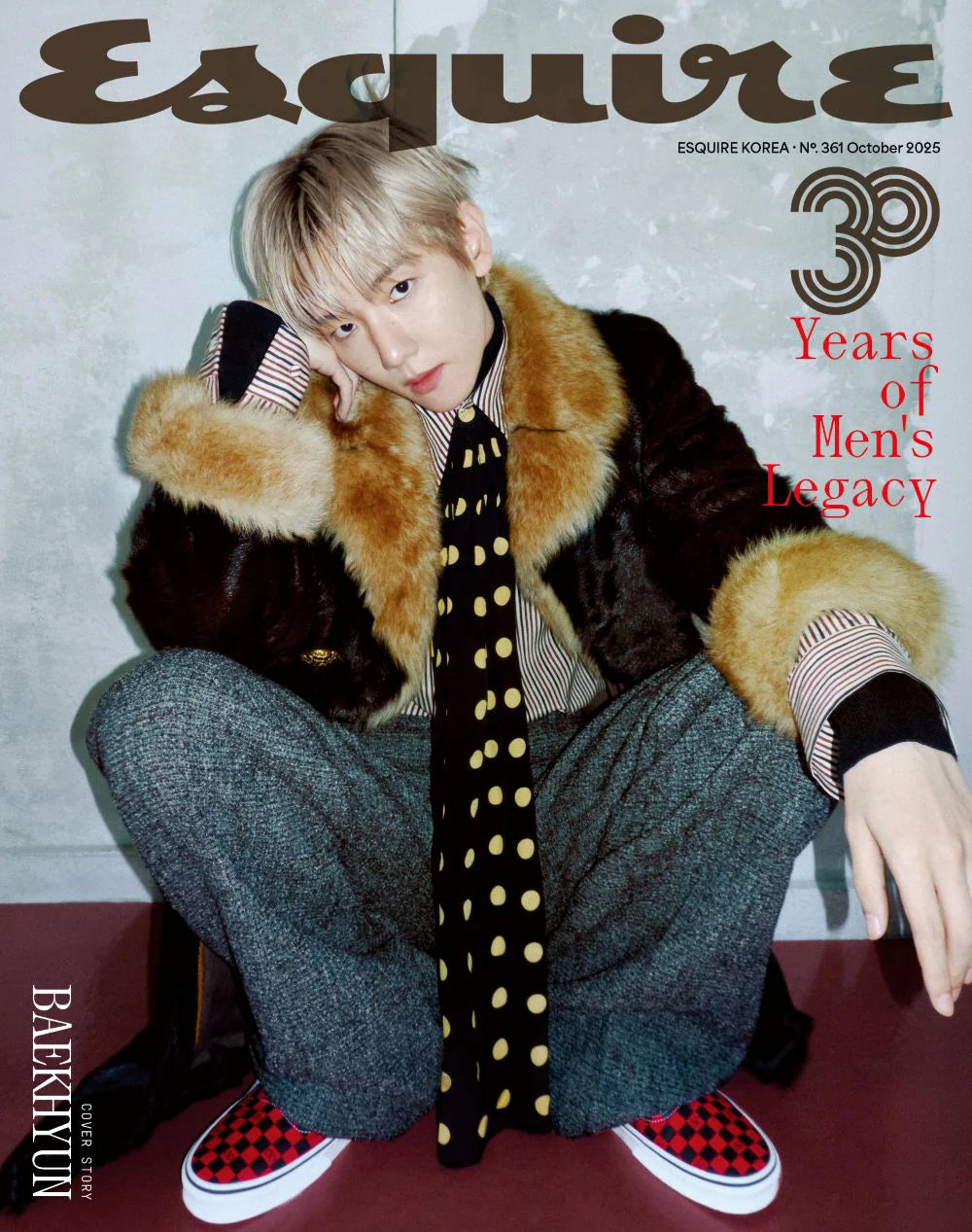 esquire - [2025, october] - cover : exo baekhyun