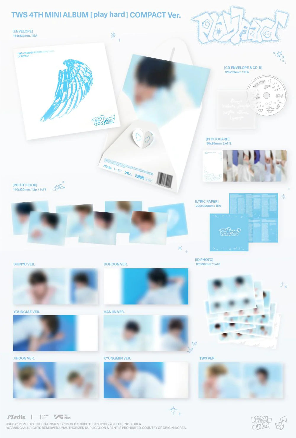 tws - 4th mini album [play hard] compact ver.