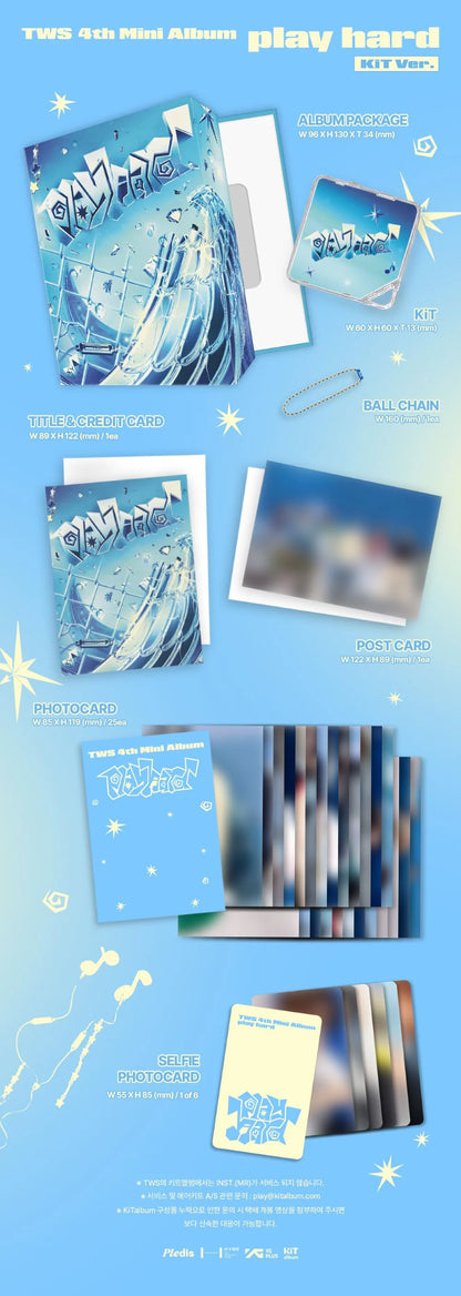 tws - 4th mini album [play hard] kit ver.