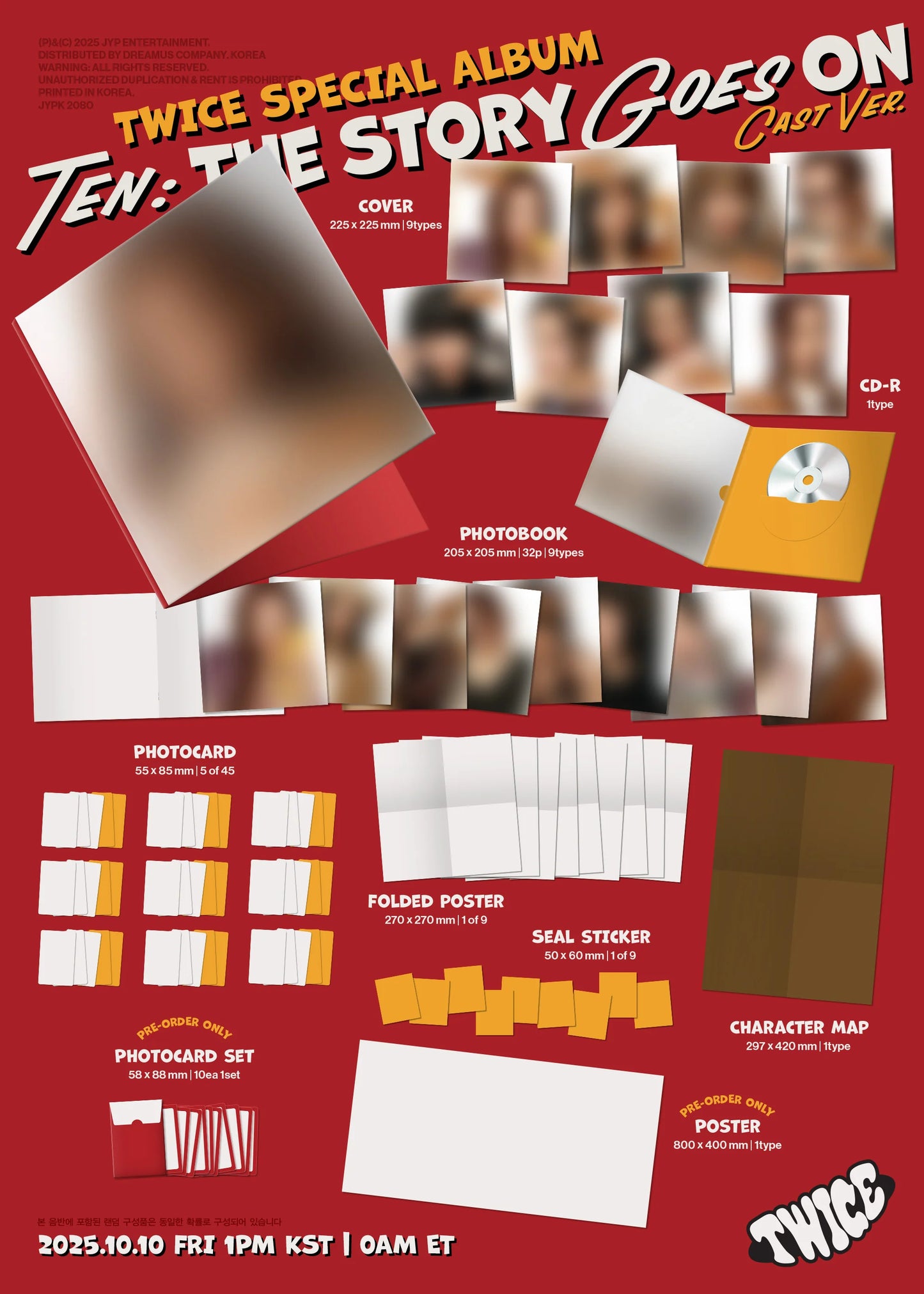 twice - [ten: the story goes on] cast ver.