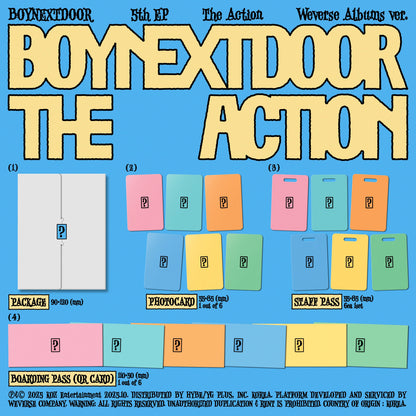 boynextdoor - 5th ep [the action] weverse albums ver.