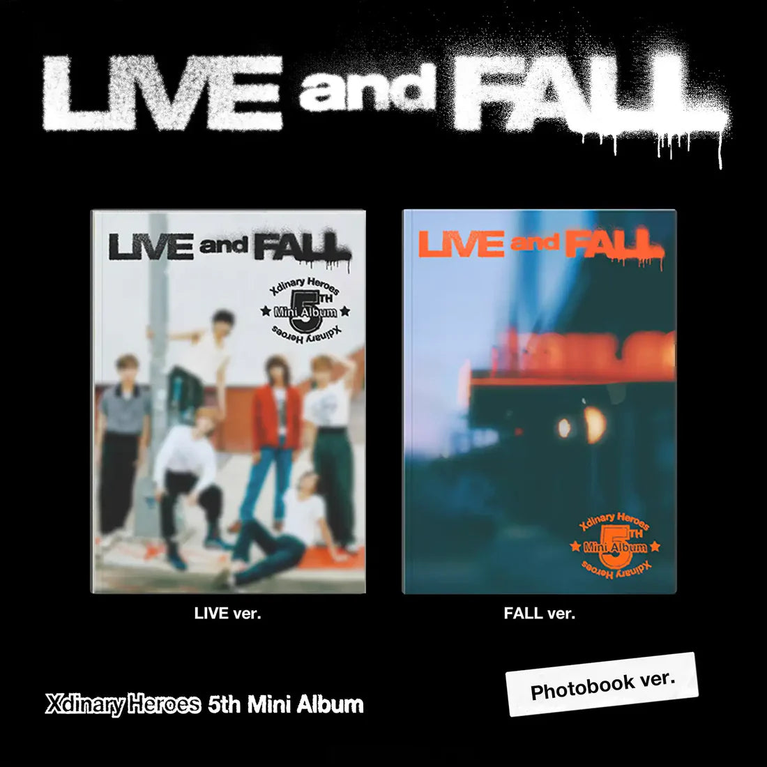 xdinary-heroes - 5th mini album [live and fall] photobook ver.