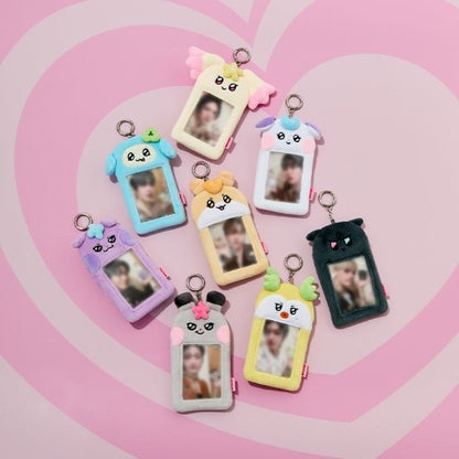 ateez - [mighteez] photocard holder keyring