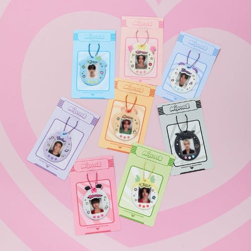 ateez - [mighteez] id photocard holder keyring
