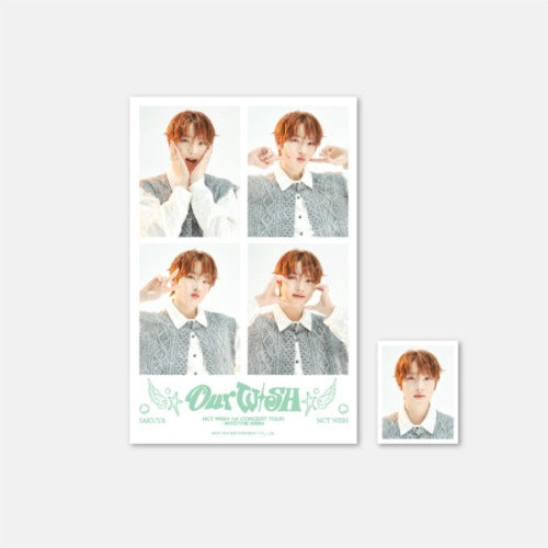 nct wish - [into the wish : our wish] 4-cut & id photo set