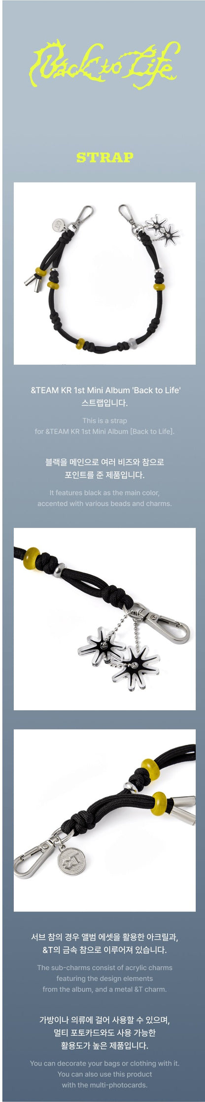 &team - [back to life] strap