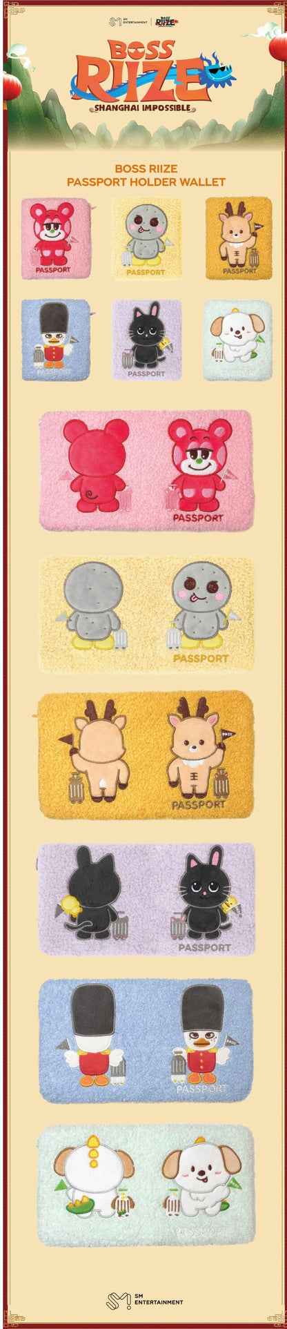 riize - [boss riize] passport holder wallet